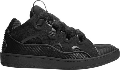 all black lanvin sneakers